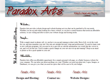 Tablet Screenshot of paradoxarts.org